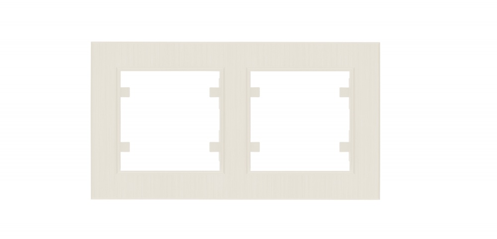 Рамка двойная Makel Karea Line горизонтальная белый 86001702