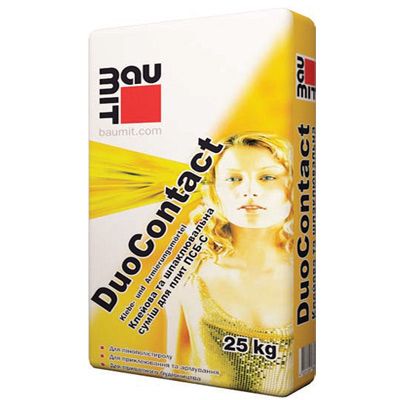 Клей для пенополистирола Baumit Duo Contact 25 кг