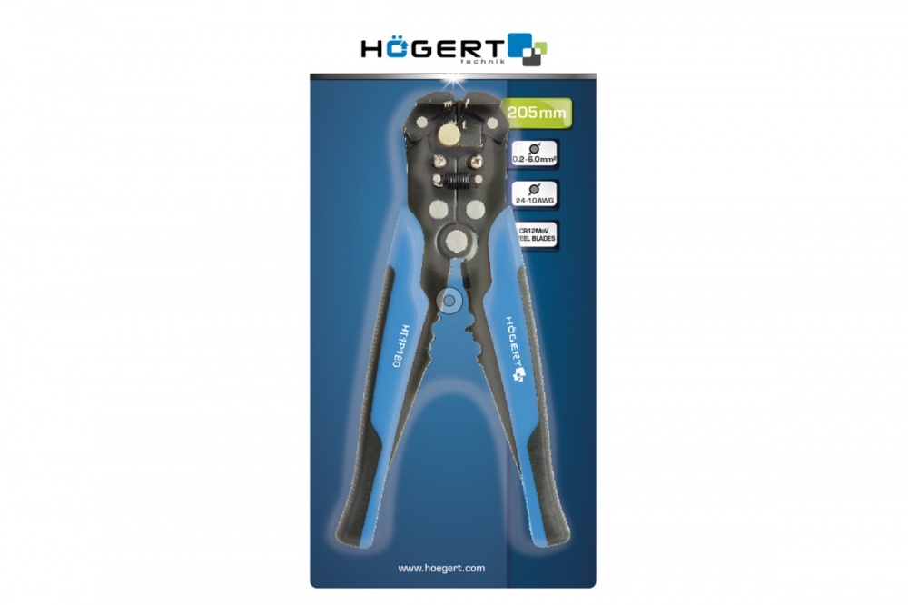 Клещи для снятия изоляции HOEGERT HT1P181
