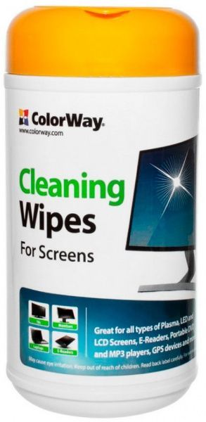 Салфетки чистящие ColorWay для LCD и TFT 100 шт (CW-1071/CW-1071) 