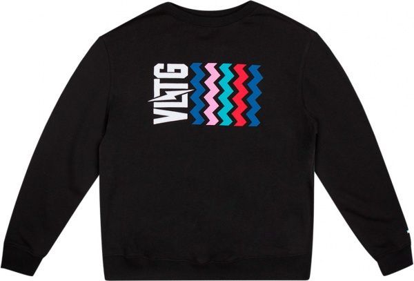 Свитшот Converse Voltage Crew 10018394-001 р. M черный