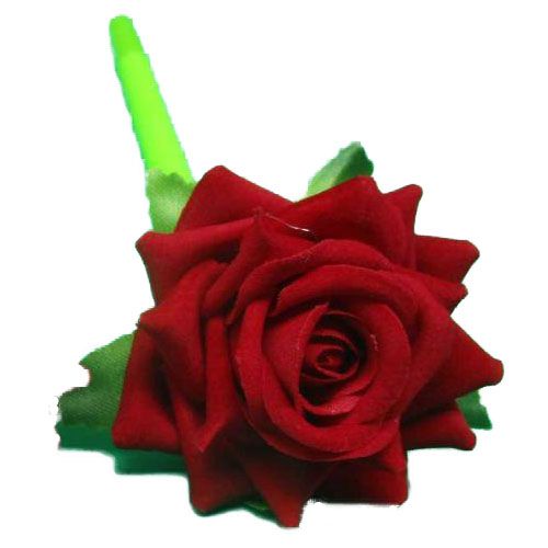 Ручка шариковая Лідер Канц Роза красная 