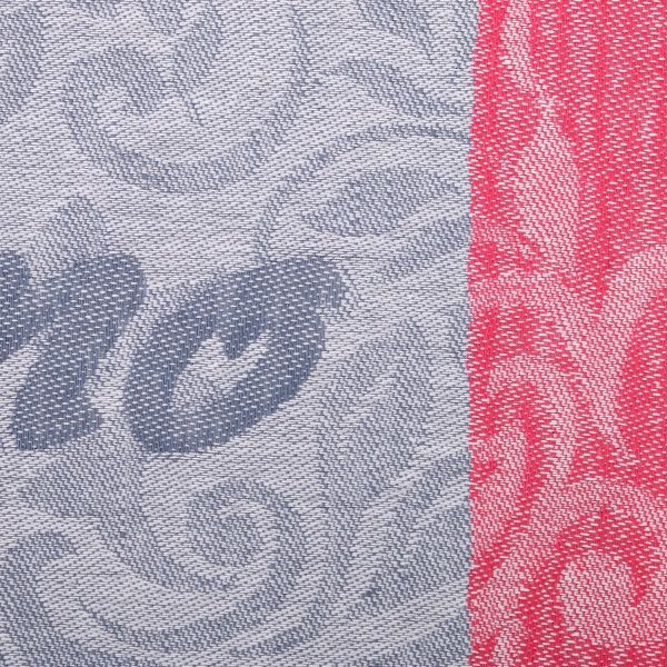 Рушник капучино 49x70 см Білоруський льон синій 