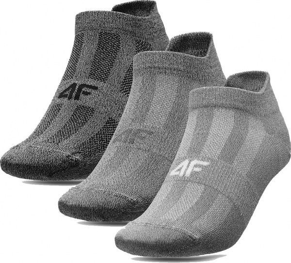 Носки 4F NOSD4-SOD213-27M+25M+24M серый р.35-38