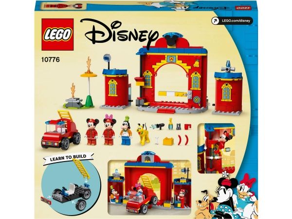 Конструктор LEGO Disney Пожарная часть и машина Микки и его друзей 10776