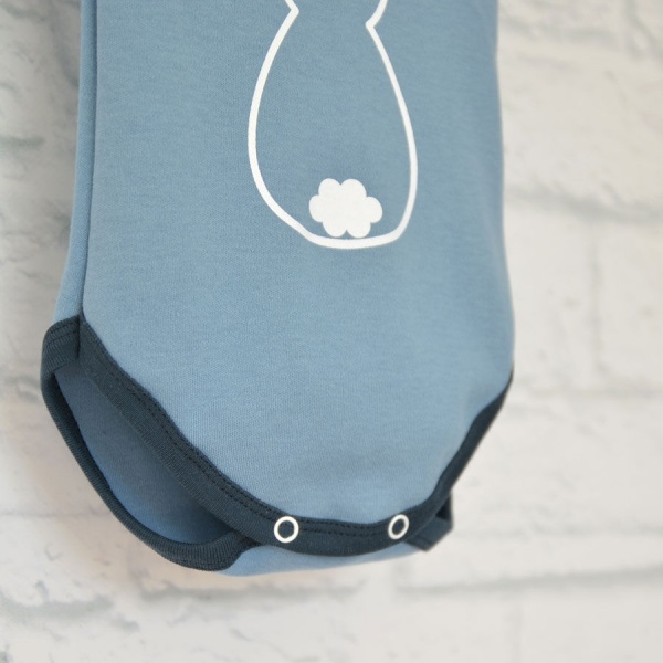 Боді дитяче для хлопчика Blanka Хвостик р.80 синій 12942 