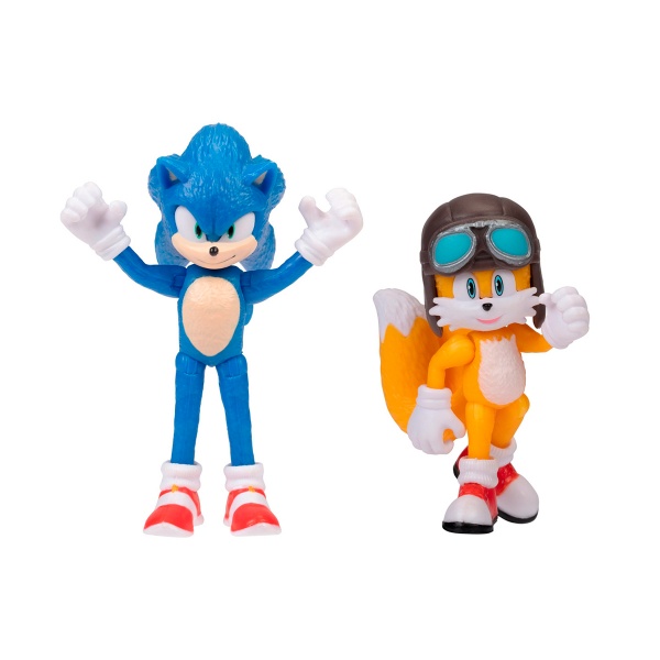 Игровой набор Sonic the Hedgehog 2 с фигурками 2 Соник и Тэйлз на биплане 412674 