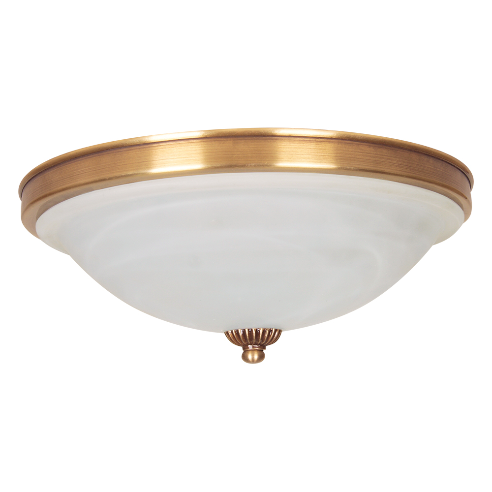 Люстра потолочная Фабрика Світла Афины 2x40 Вт E27 античная бронза/античная латунь НПБ 014-2х40-0122