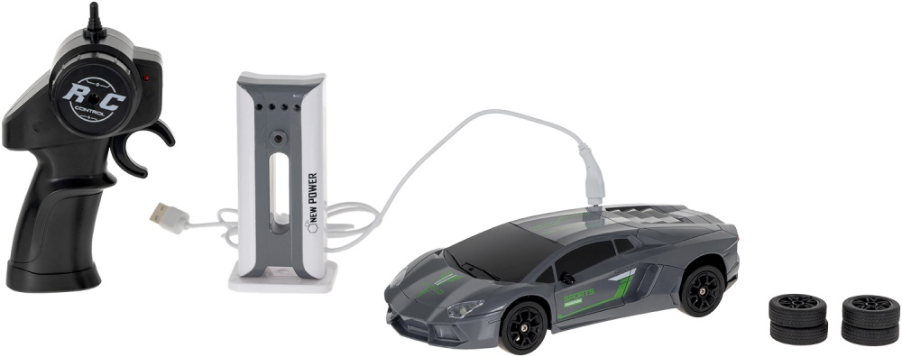 Автомобиль на радиоуправлении OTAMANKO Дрифт-машинка 4x4 Drift Race серый 1:24 532.02.38