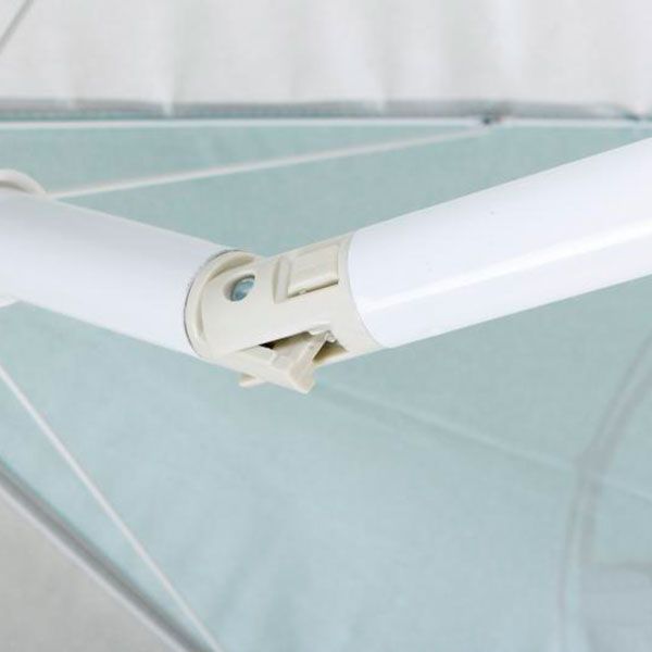 Зонт пляжный Круг бирюзово-белый