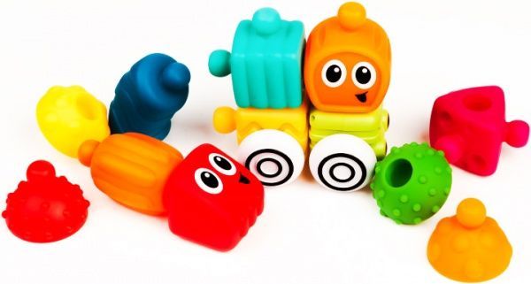 Конструктор Sensory с текстурных блоков 12 деталей