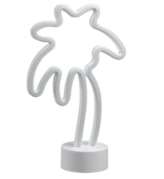 Настільна лампа декоративна Zuma Line PALM TREE 2 Вт білий