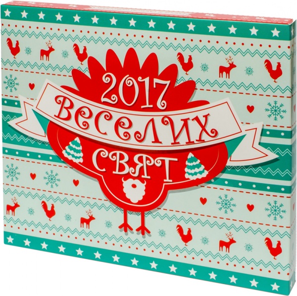 Шоколадный набор Shokopack Веселых праздников 100 г (4820194870748) 