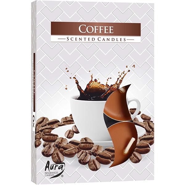 Набір арома-свічок Bispol p15-89 кава 6 шт