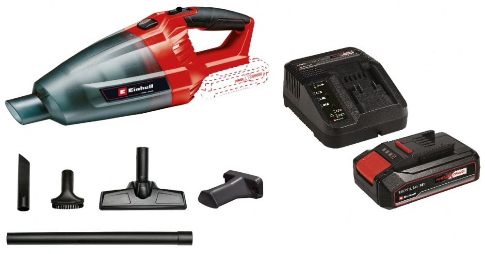 Пылесос автомобильный Einhell TE-VC 18 Li Kit 2,5 Ah 