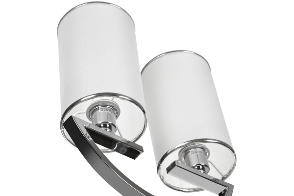 Люстра NNB 2x40 Вт E27 хром/белый 91005 