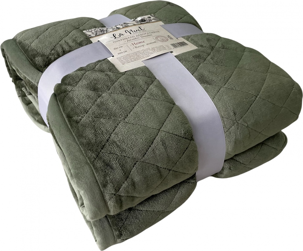 Покрывало Dresden 160x200 см La Nuit зеленый