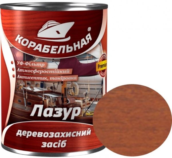 Лазурь КОРАБЕЛЬНАЯ с УФ-фильтром тик глянец 0,75 л