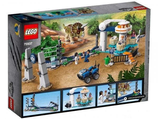 Конструктор LEGO Jurassic World Лють трицератопса 75937