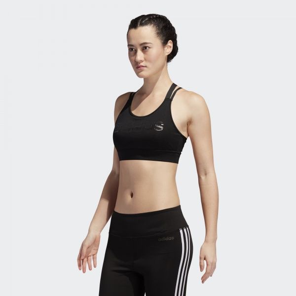Бра Adidas W D2M BRAND BT FL9235 L черный