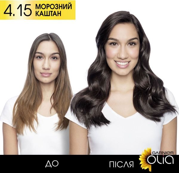 Краска для волос Olia Olia 4.15 морозный каштан