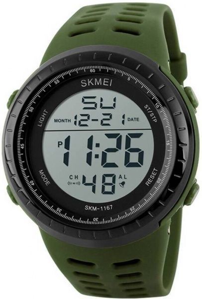 Наручний годинник Skmei 1167 Army Green BOX (1167BOXAG)