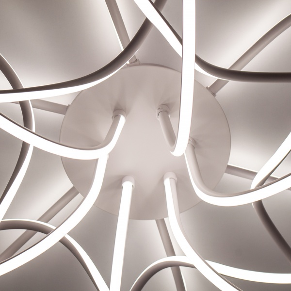 Люстра светодиодная Luminaria R600 80 Вт белый матовый LIANA MUSE 80W WHITE 