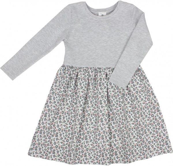 Платье Luna Kids р.104 серый с рисунком 