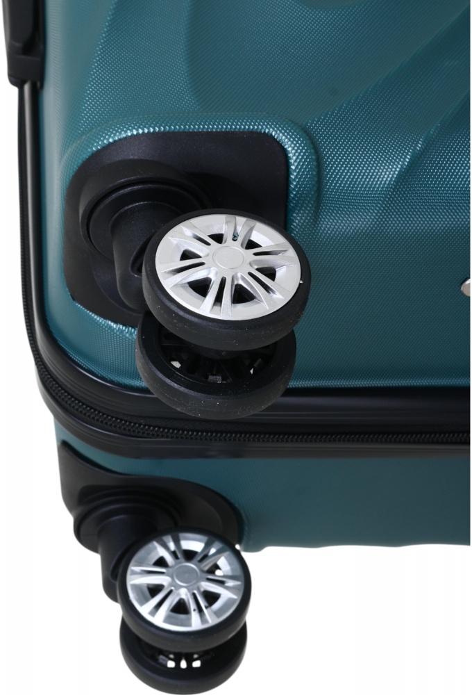 Чемодан Compass №LS080609 M 68 л темно-зеленый 60x44x26 см