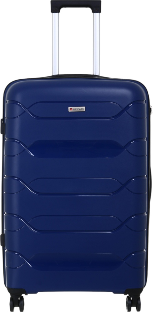 Валіза Compass №XY007 L 93 л синій 70x46x29 см