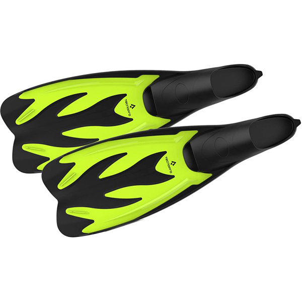 Ласты TecnoPro F5 276419-902704 р. 38-39 зеленый с черным
