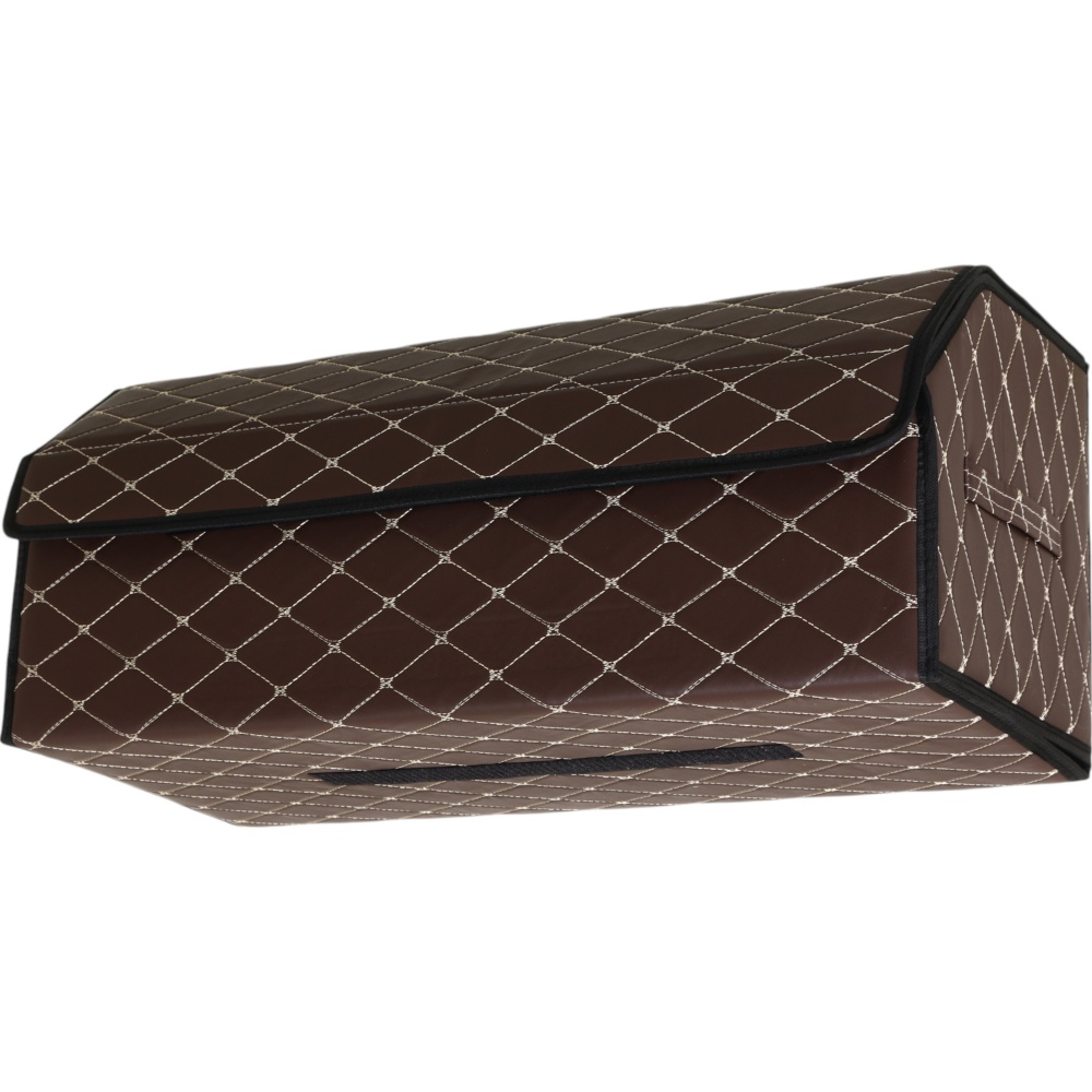 Сумка-органайзер в багажник розмір XL Auto Assistance AA-633BW коричнево-білий