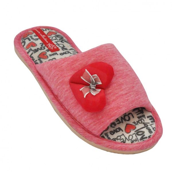 Капці домашні Home Story р. 40 кораловий 200306-11 