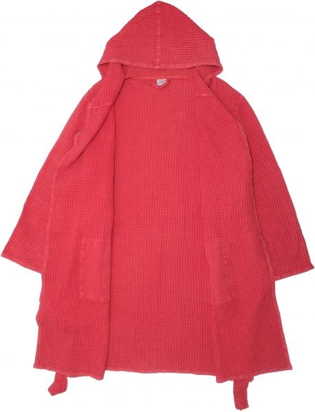 Халат жіночий Stonewashed вафля р. M червоний 