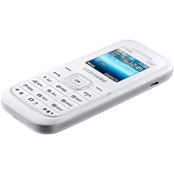 Телефон мобильный Samsung B110E DS white