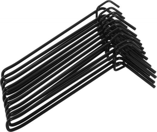 Гачок на сітку подвійний КД-200/60-01 10 шт. чорний