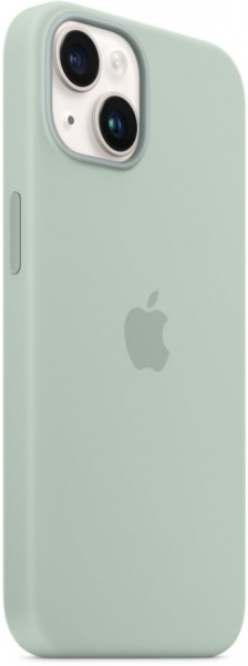 Чохол Apple Silicone Case with MagSafe для iPhone 14 succulent (MPT13ZE/A)