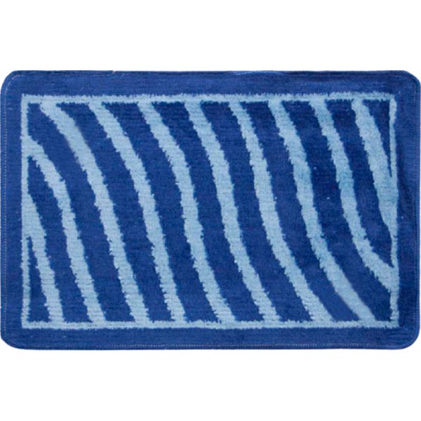 Килимок для ванної кімнати Dariana Хвиля 40х60 синій