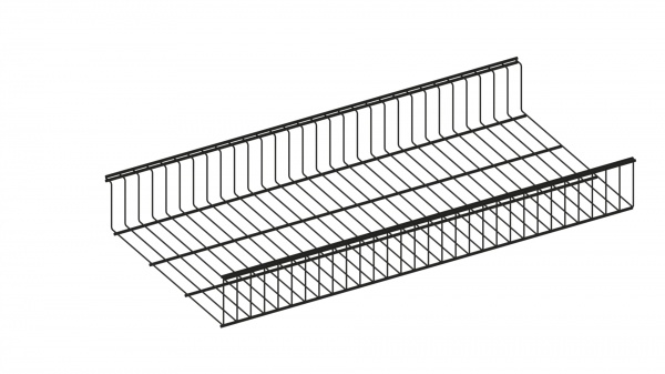Корзина к гардеробной системе Kolchuga 906х406 мм черный