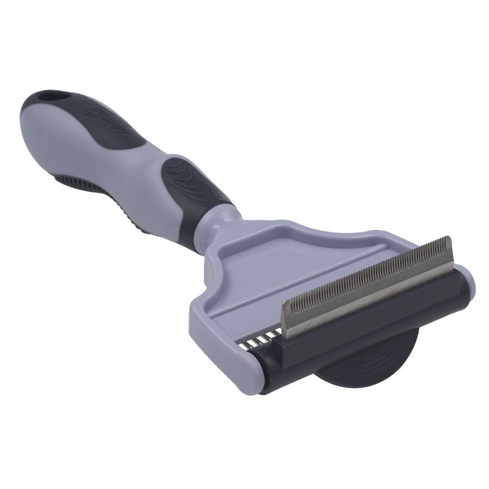 Дешеддер AnimAll 2 в 1 для вичісування шерсті довгошерстих порід собак (184473)