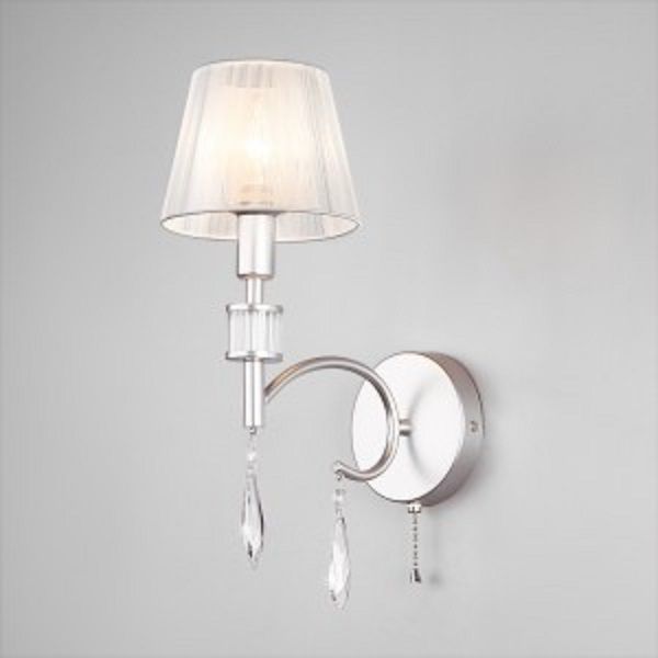 Бра Strotskis Capri 1x40 Вт E14 серебро 60092/1 