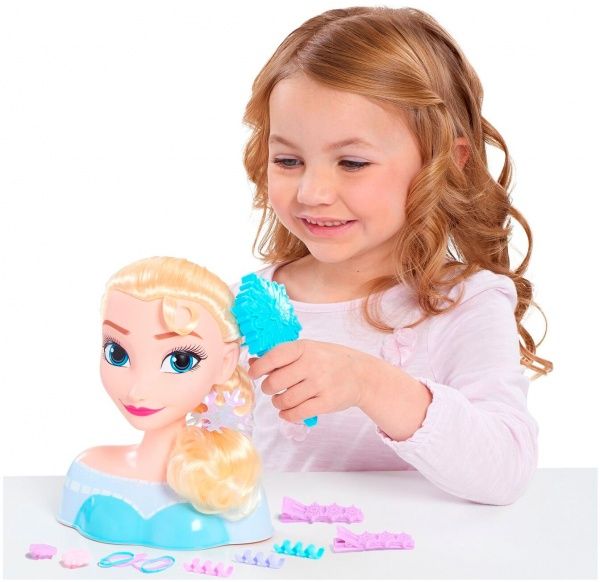 Игровой набор Just Play Frozen Эльза для стилизирования причесок 14 предметов