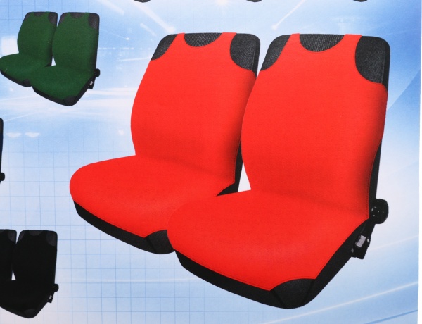 Набір чохлів-майок на передні сидіння 310С чорний