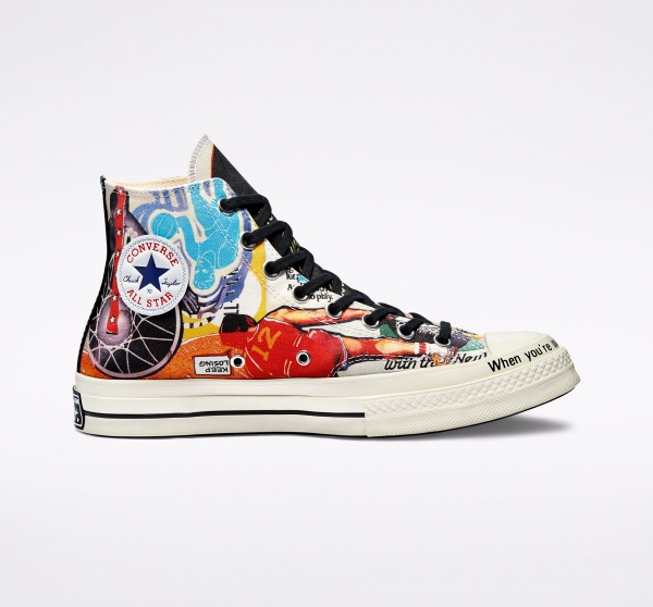 Кеды Converse CHUCK 70 HI 170680C р.US 11,5 разноцветный