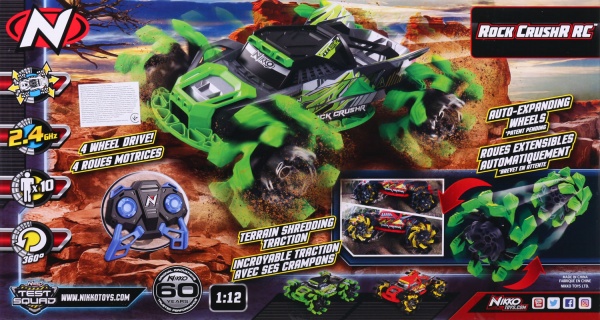 Машинка на р/к Nikko Rock CrushR Red Lightning 1:18 10212