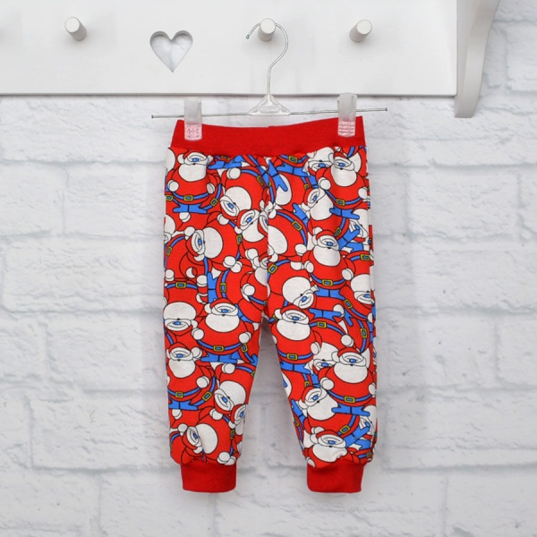 Штанишки Blanka Санта р.86 красный 12813 