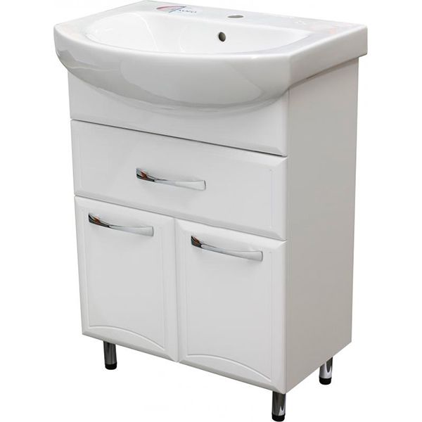 Тумба напольная Aqua Rodos Декор 0260 с умывальником Kolo Runa 60