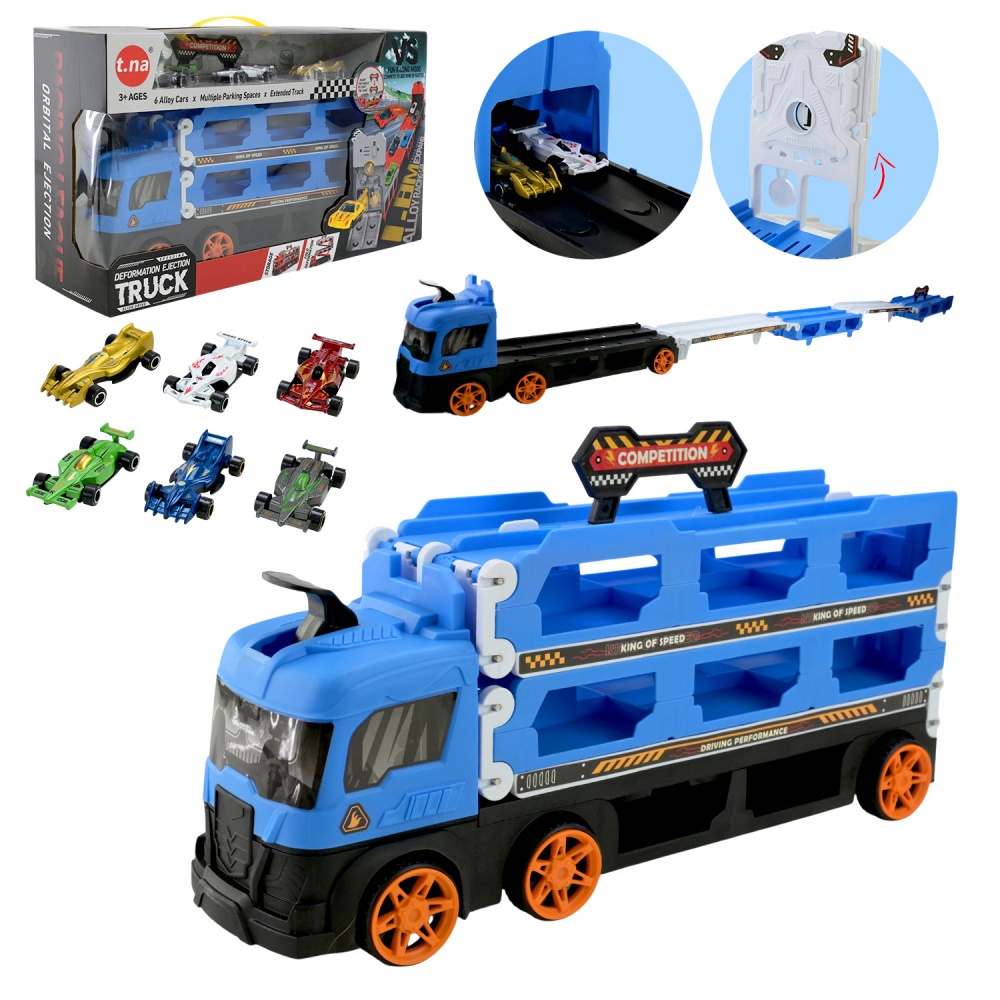 Трейлер-трек Shantou Гоночная трасса с 6 машинками TN-1274A