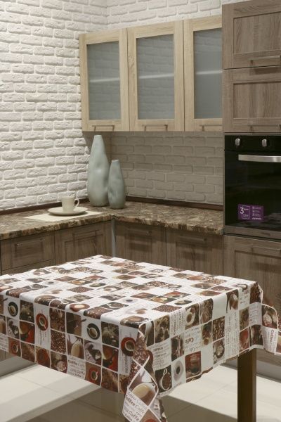 Клейонка на стіл UP! (Underprice) двостороння Кава 5866