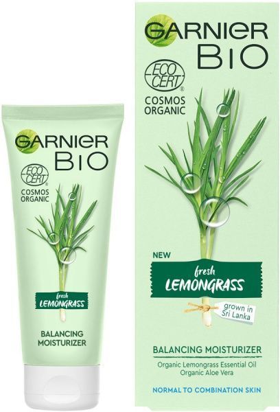 Крем для лица день-ночь Garnier увлажняющий с экстрактом лемонграсу для нормальной и комбинированной кожи 50 мл
